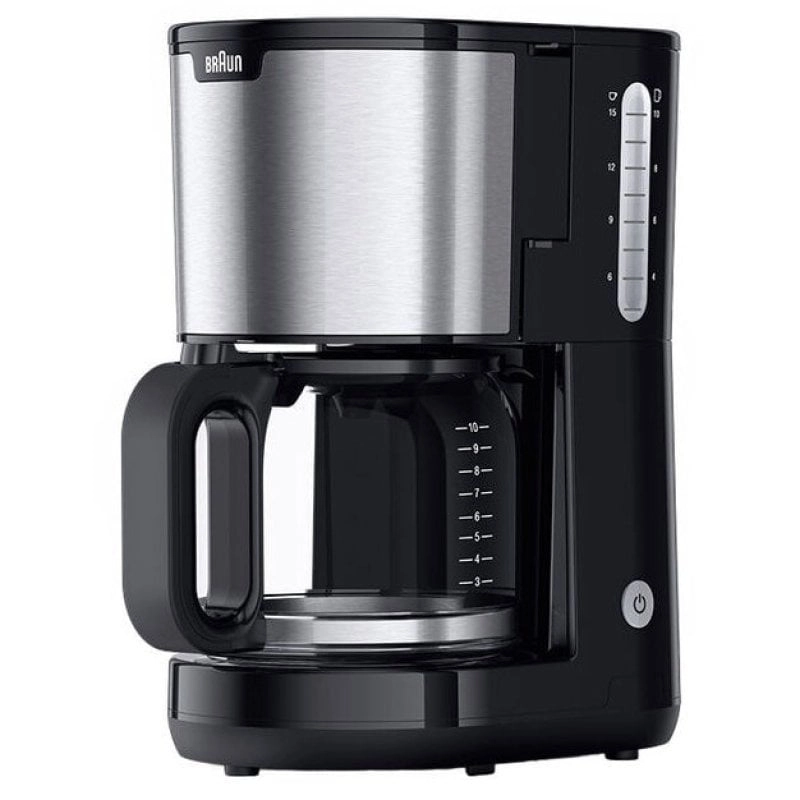 Braun PurShine KF 1500 Filterkaffeemaschine für 10 Tassen, 1000 W, Schwarz