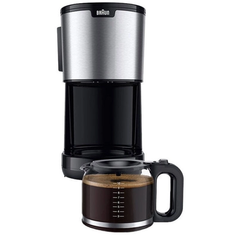 Braun PurShine KF 1500 Filterkaffeemaschine für 10 Tassen, 1000 W, Schwarz