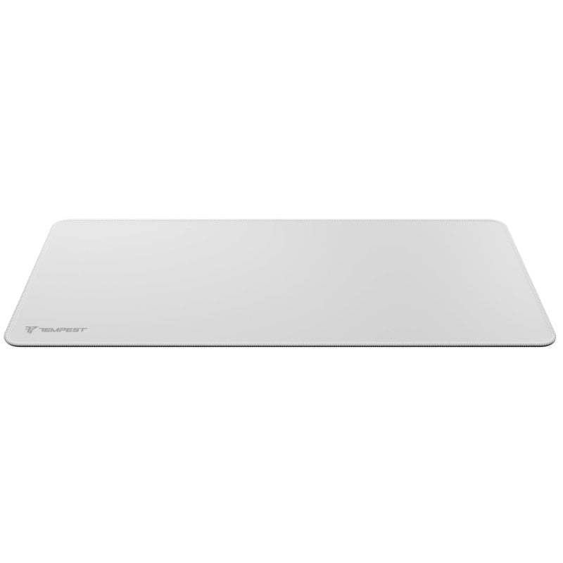 Tempest Mousepad 90 x 40 cm, 2 mm erweiterte Gaming-Matte, Weiß