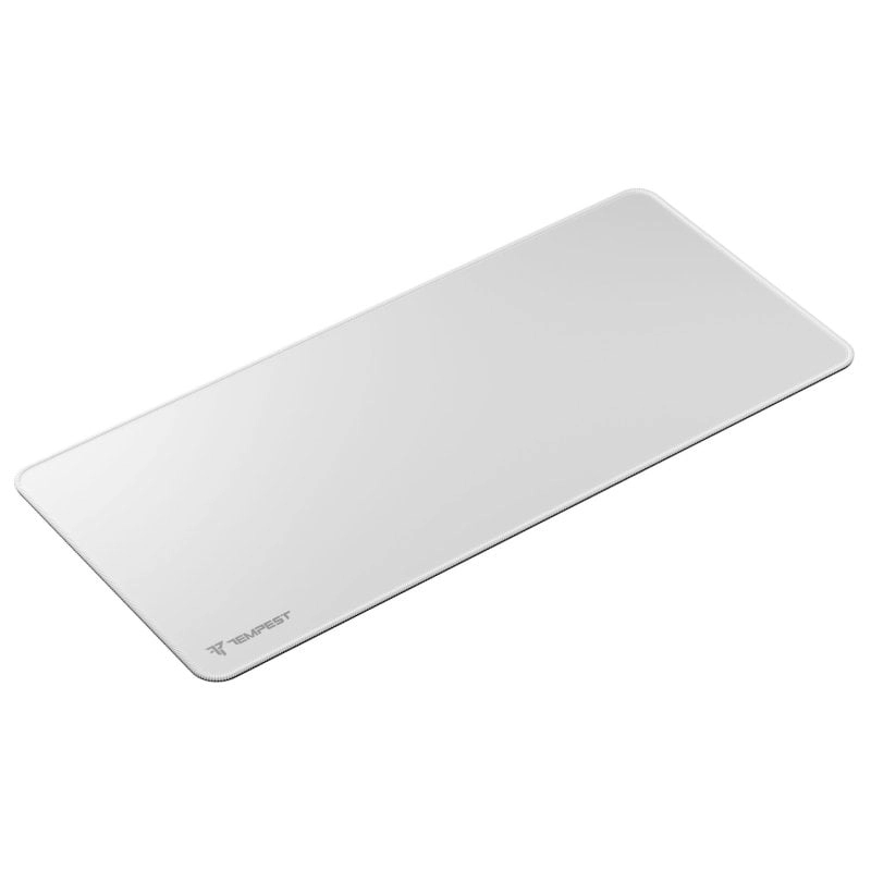 Tempest Mousepad 90 x 40 cm, 2 mm erweiterte Gaming-Matte, Weiß