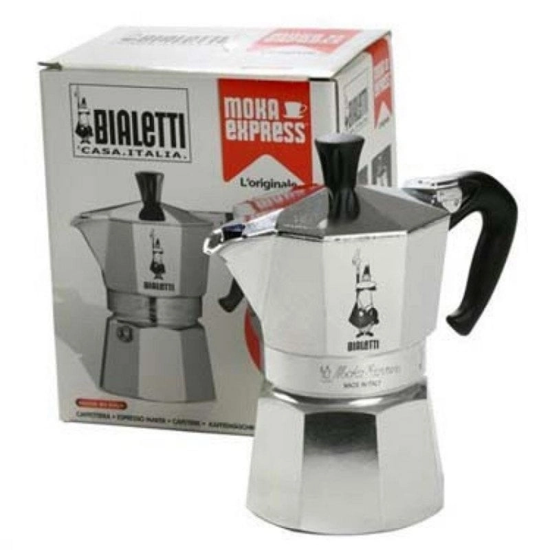 Kaffeemaschine Moka Italienisch Bialetti Moka Express 0,775L 12 Tassen Aluminium Schwarz