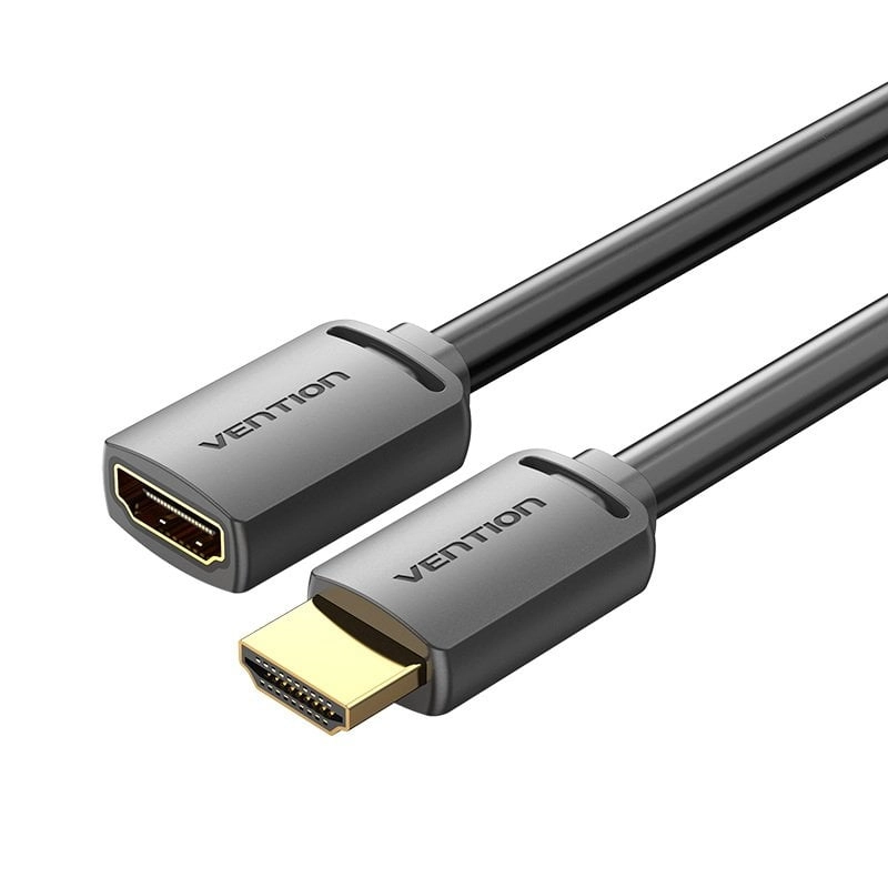 Vention HDMI 4K Verlängerungskabel Stecker/Buchse 1m Schwarz