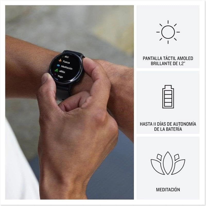 Garmin Vivoactive 5 Bluetooth GPS NFC 42mm AMOLED Blau Unisex Wasserdicht 5ATM SpO2 Puls Schlaftracking