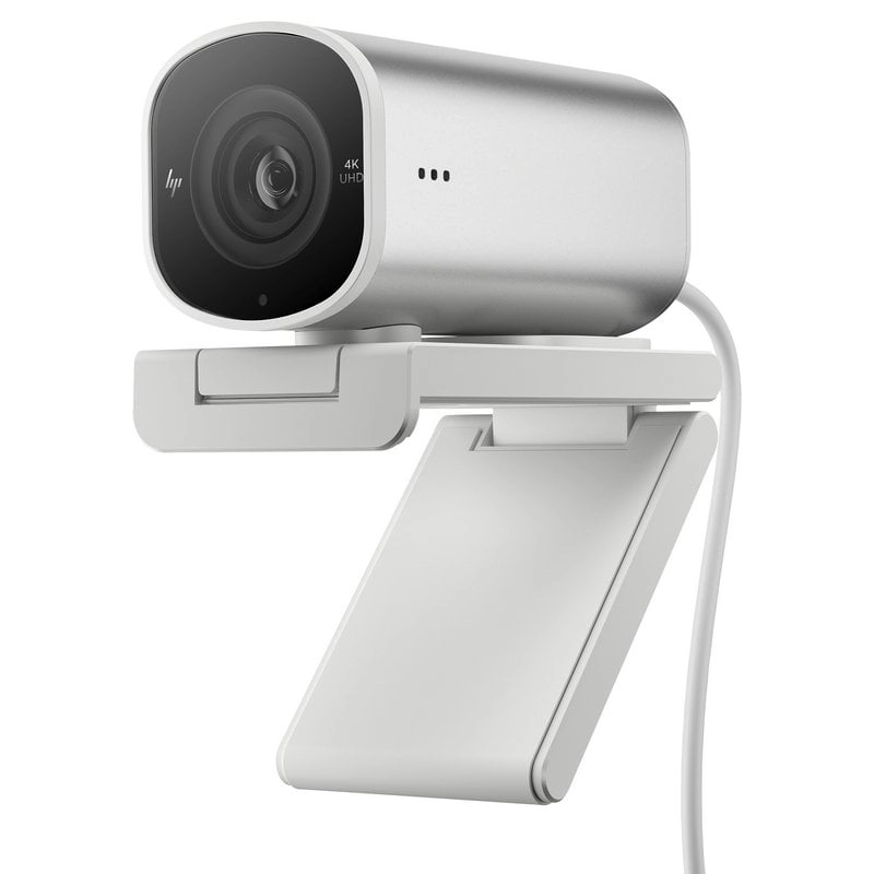 HP 960 4K Streaming Webcam 8 MP 3840 x 2160 Pixel USB Silber