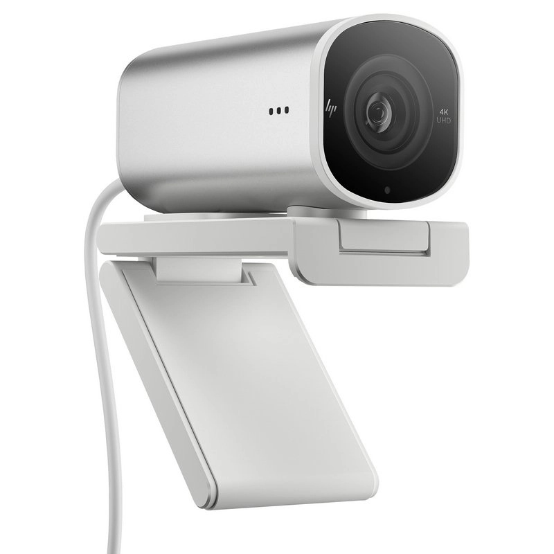 HP 960 4K Streaming Webcam 8 MP 3840 x 2160 Pixel USB Silber