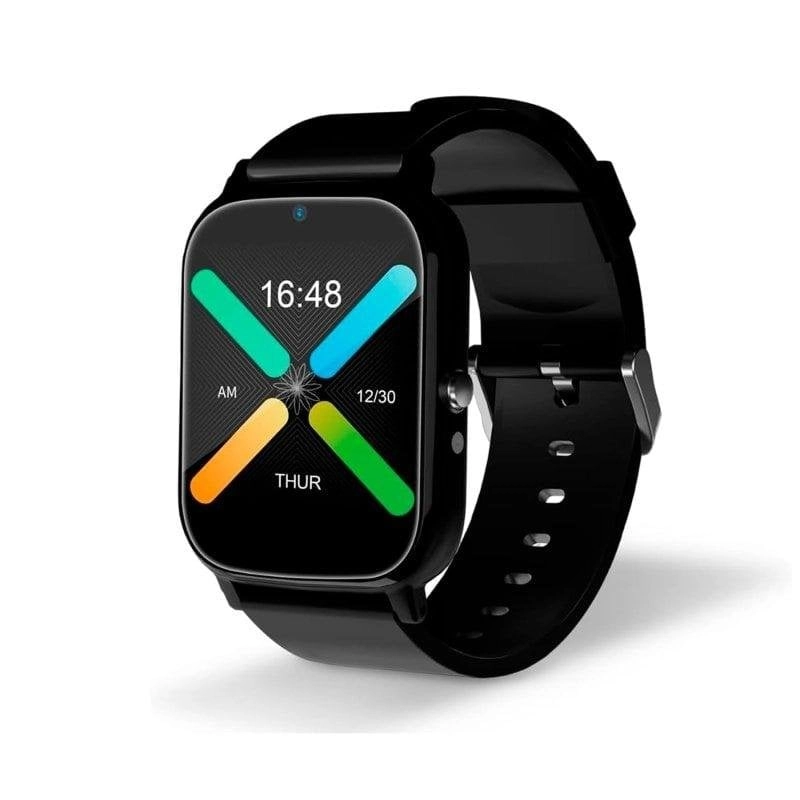 DCU Tecnologic Smartwatch Senior GPS 4G 47,8mm IPS Schwarz IPX6 SpO2 Herzfrequenz SOS