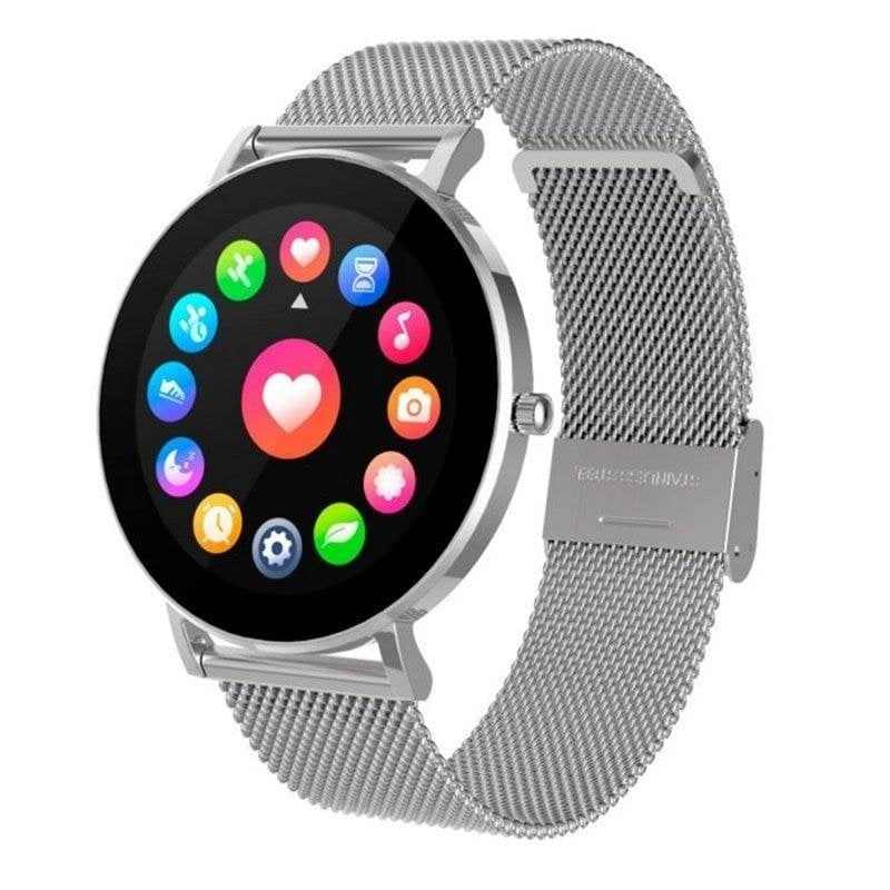 DCU Boulevard Smartwatch Silberuhr