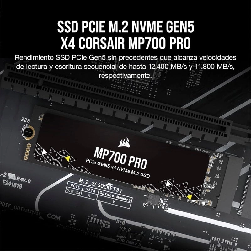 Corsair MP700 Pro 2 TB SSD NVMe 2.0 M.2 PCIe Gen5 x4