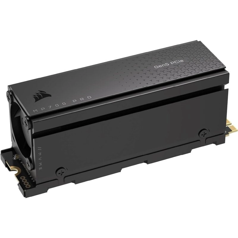 Corsair MP700 PRO 2 TB SSD PCIe M.2 NVMe 2.0 Gen5 x4 mit Luftkühler