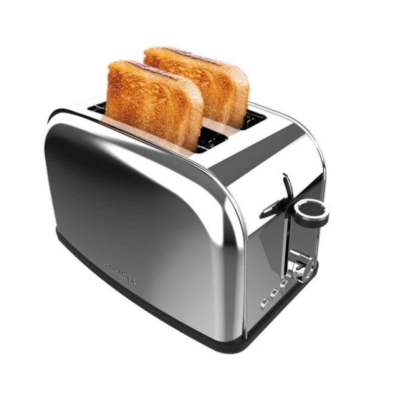 Tostadora Cecotec Toastin' time 850 Inox Lite 2 Scheiben 850W Edelstahl Pop-up