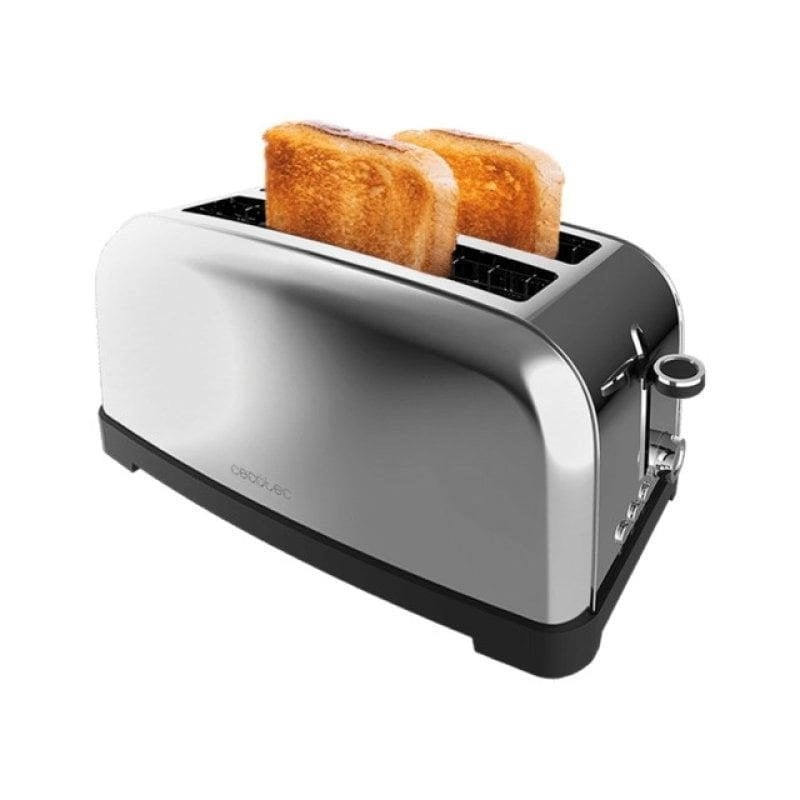 Tostadora Cecotec Toastin' time 1500 Inox Lite 4 Scheiben Edelstahl 1500W