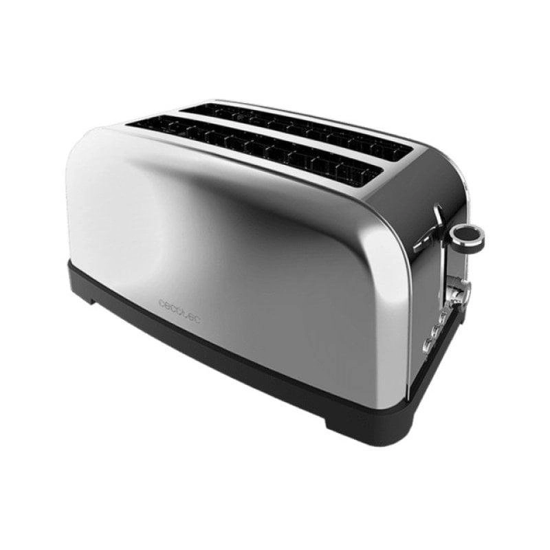 Tostadora Cecotec Toastin' time 1500 Inox Lite 4 Scheiben Edelstahl 1500W