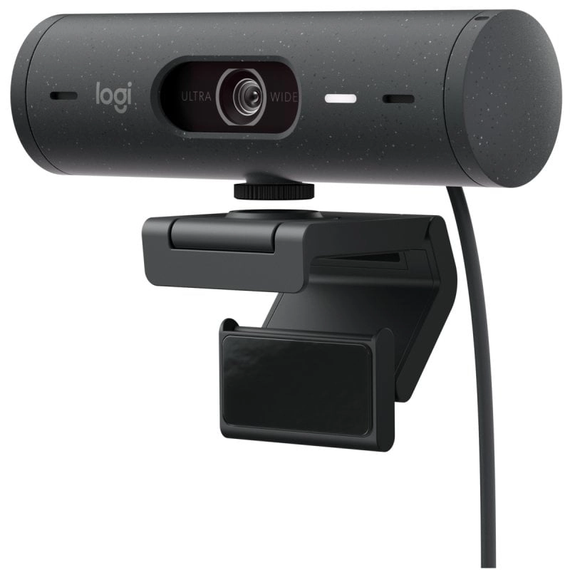 Logitech Brio 505 Full HD 1080p Webcam mit automatischer Bildeinfassung und Lichtkorrektur – Graphit