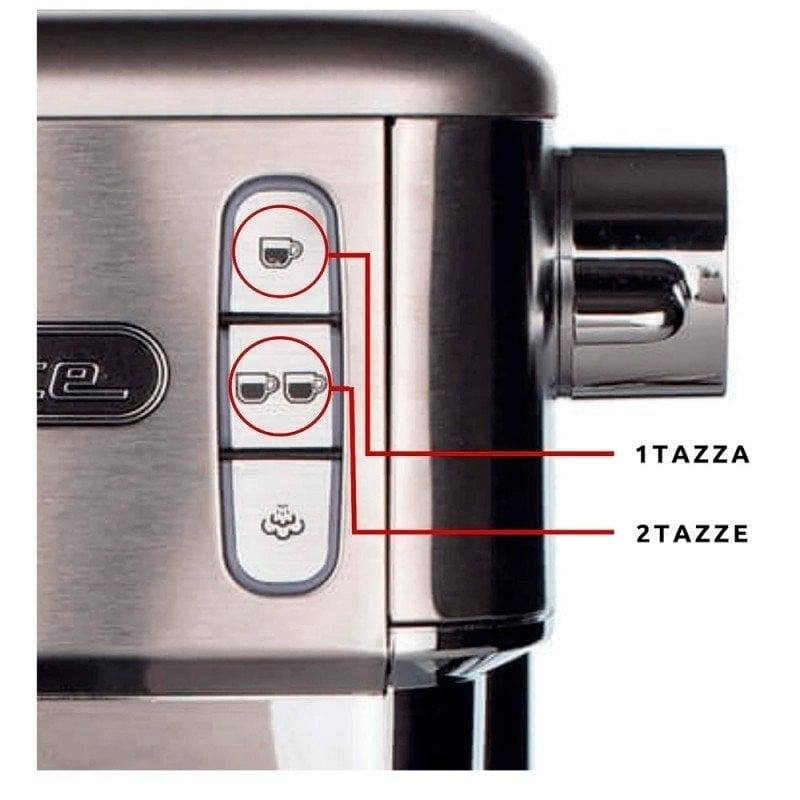 Ariete 1380 Espressomaschine 15 Bar Edelstahl