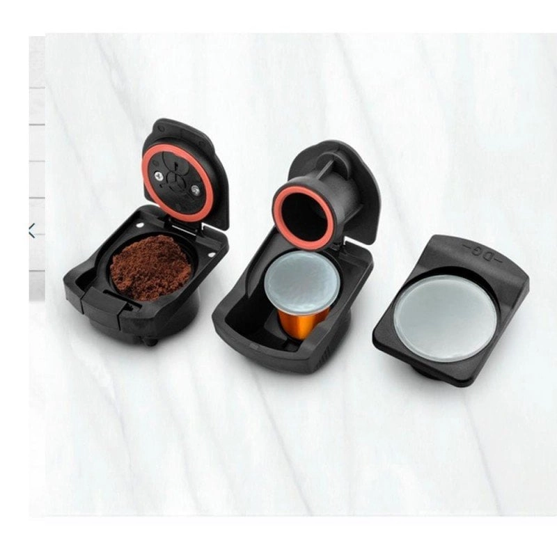 Ufesa Bellagio Multi-Kapsel-Kaffeemaschine, kompatibel mit Nespresso/Dolce Gusto, rot