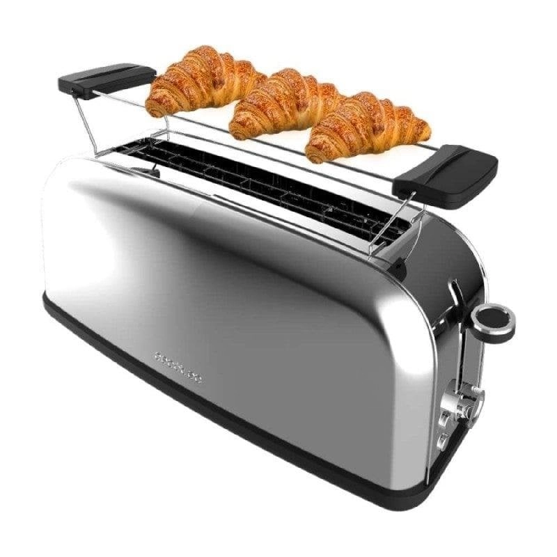 Toaster Cecotec Toastin' time 850 Inox Long Edelstahl 850W lange breite Slot