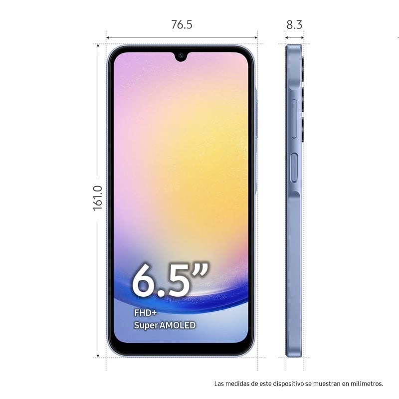 Samsung Galaxy A25 5G 256 GB Blau entsperrt + Ladegerät