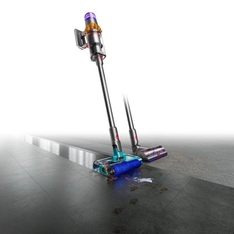 Akku Staubsauger Dyson V15s Detect Submarine 660W 60 Minuten Tierhaare Allergiker Nassreinigung 0,76L