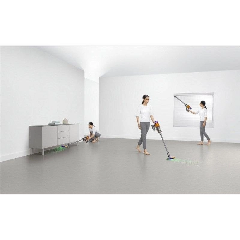 Akku Staubsauger Dyson V12 Detect Slim Absolute 545W 60 Minuten Motorbar-Bürste Anti-Verhedderung 0,35L