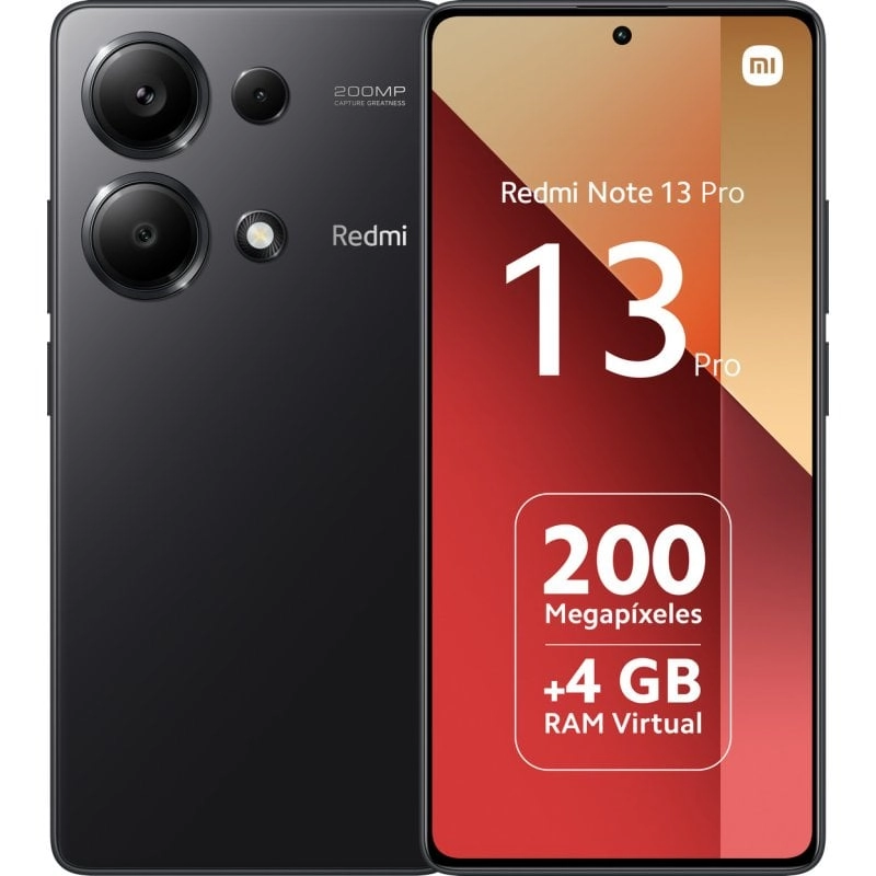 Xiaomi Redmi Note 13 Pro 16,9 cm (6.67") Hybride Dual-SIM Android 13 4G USB Typ-C 8 GB 256 GB 5000 mAh Schwarz