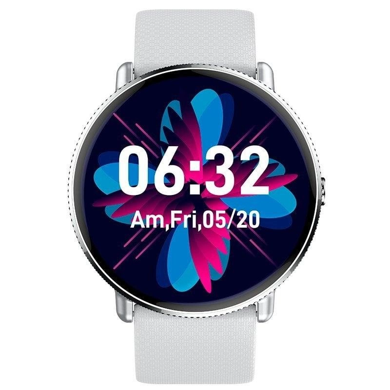 Cool Forever Bluetooth 44mm AMOLED Grau Wasserdicht IP67 SpO2 Herzfrequenz Silikon M