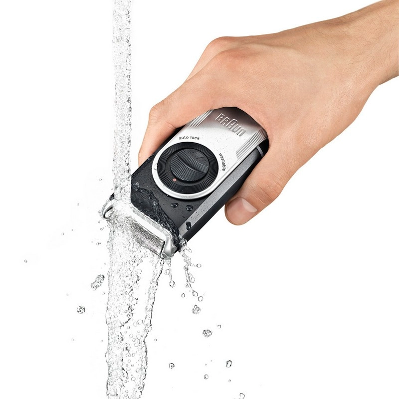 Braun PocketGo M60b Folienschaber Schwarz, Blau