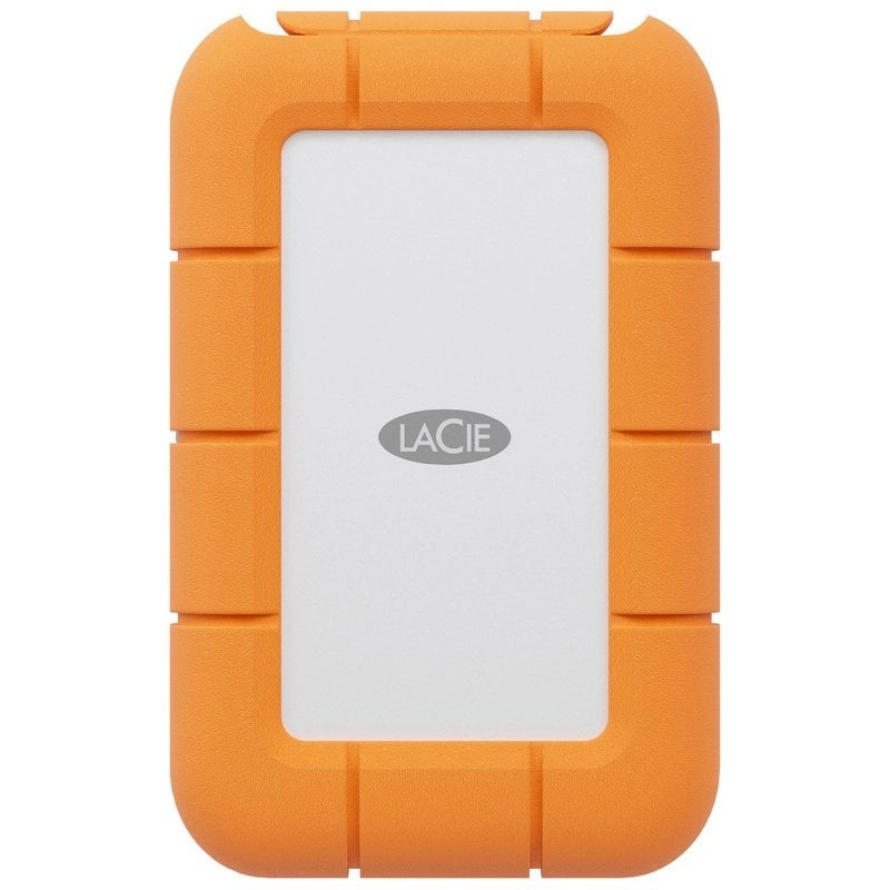 LaCie STMF1000400 Externes Solid State Drive 1 TB USB Typ-C USB 3.2 Gen 2x2 Grau, Orange