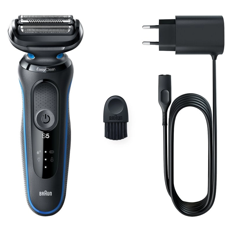 Braun 51-B1000s Folienschaber Schwarz, Blau