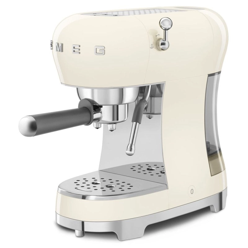 Smeg ECF02CREU Espressomaschine, 15 Riegel, cremefarben