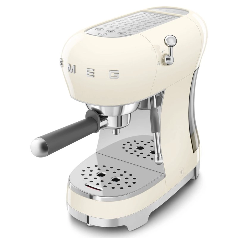 Smeg ECF02CREU Espressomaschine, 15 Riegel, cremefarben