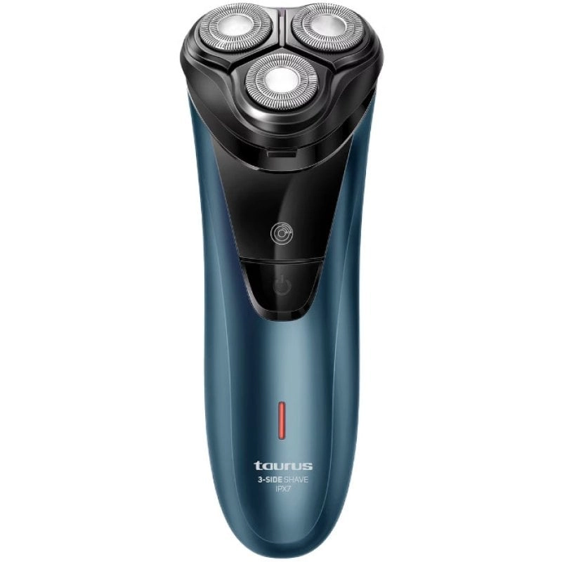 Taurus 3 Side Shave Rotationsrasierer und Trimmer, schwarz