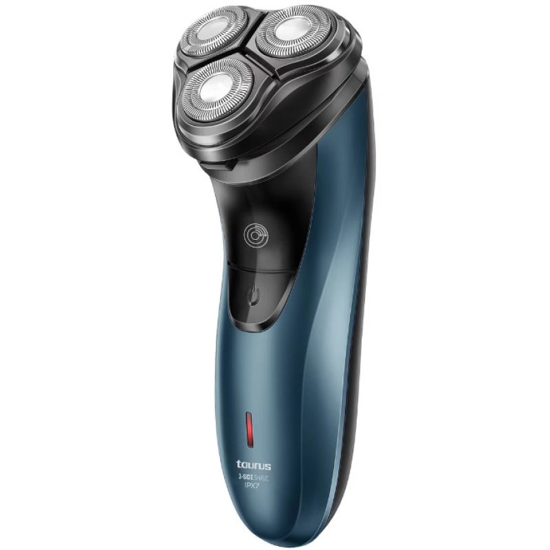 Taurus 3 Side Shave Rotationsrasierer und Trimmer, schwarz