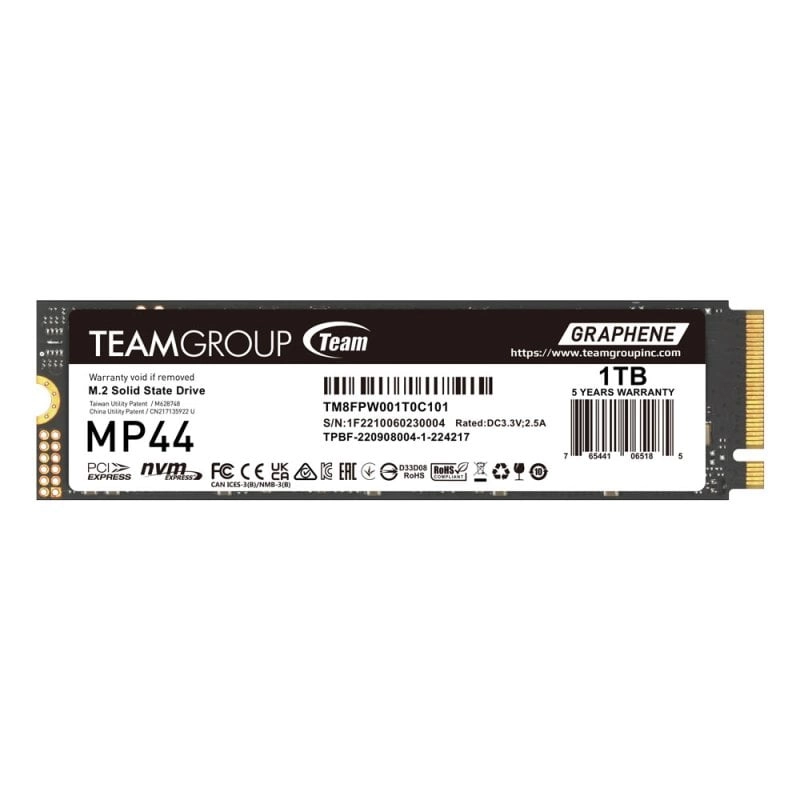 Team Group MP44 1 TB SSD M.2 PCI Express 4.0 NVMe