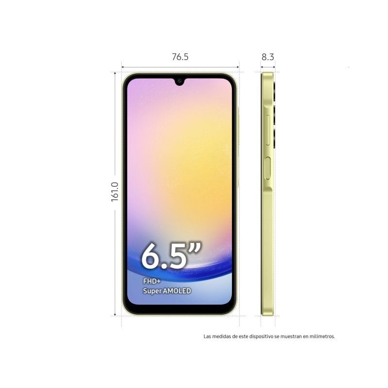 Samsung Galaxy A25 5G 256 GB, Gelb, entsperrt