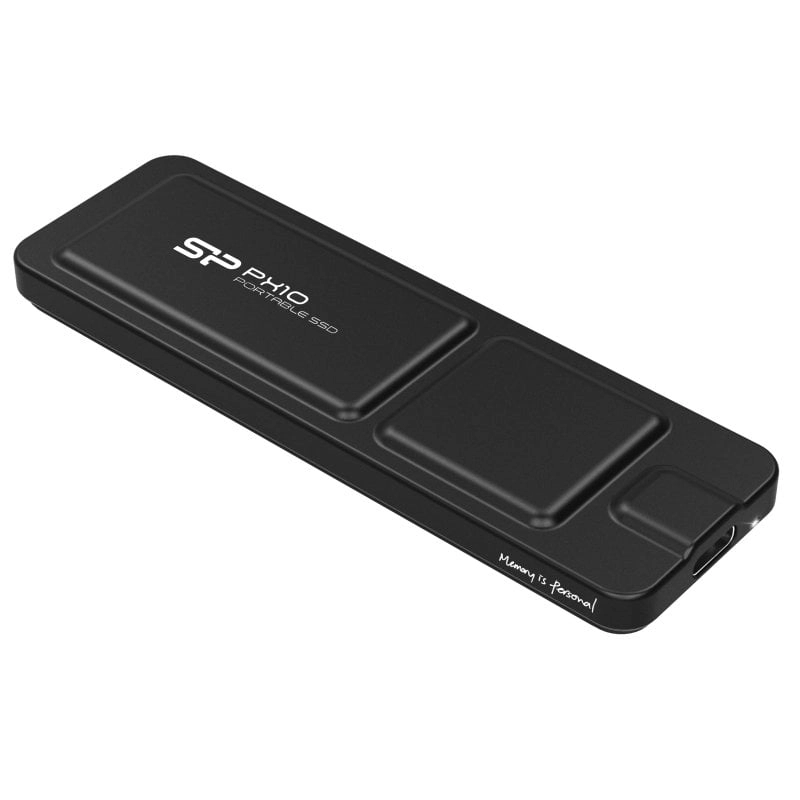 Silicon Power PX10 1 TB tragbare externe PCIe-SSD USB-C Schwarz