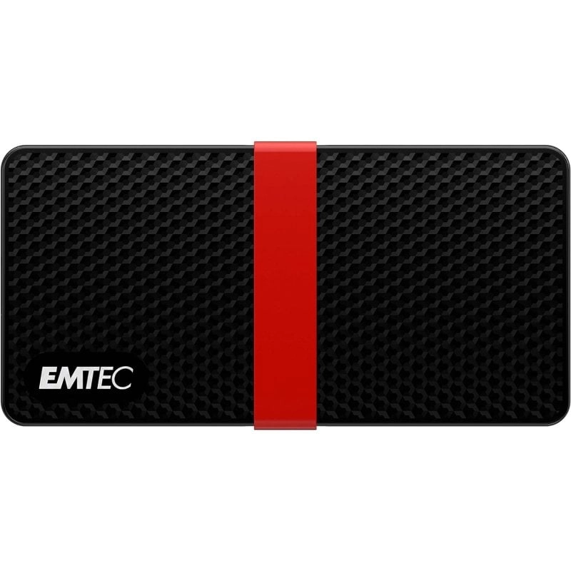 Emtec X200 1 TB USB Typ-C 3.2 Gen 1 (3.1 Gen 1) Schwarz, Rot