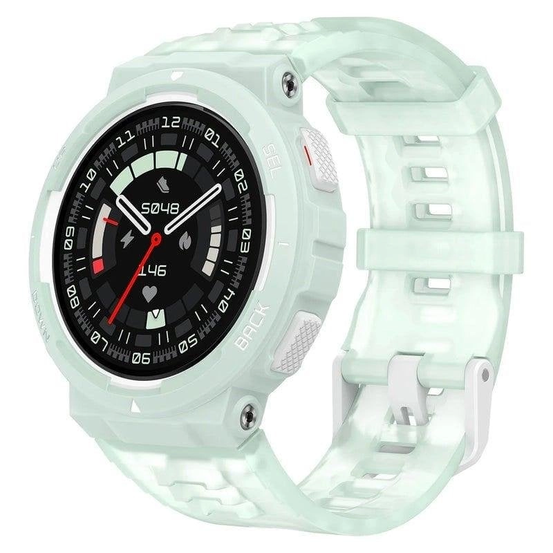 Amazfit Active Edge Bluetooth GPS 46mm TFT Mint SpO2 Herzfrequenz Schlafanalyse 10ATM