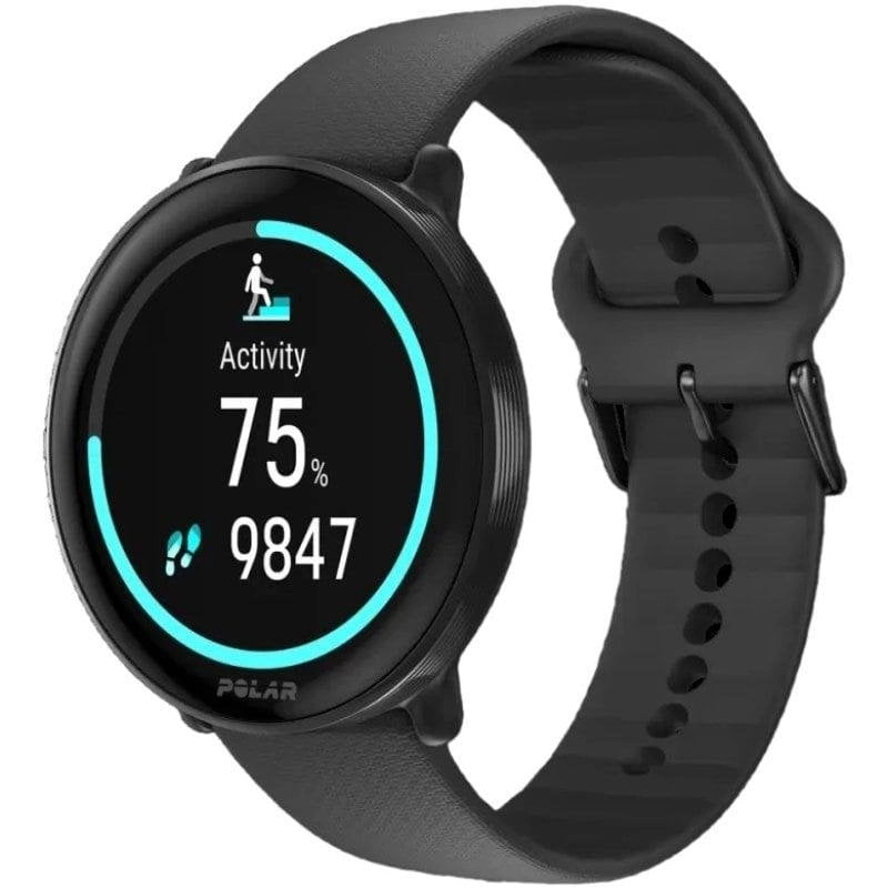 Polar Ignite 3 Bluetooth GPS 43mm AMOLED Schwarz S/L Wasserdicht bis 30m Herzfrequenz Schlaftracking