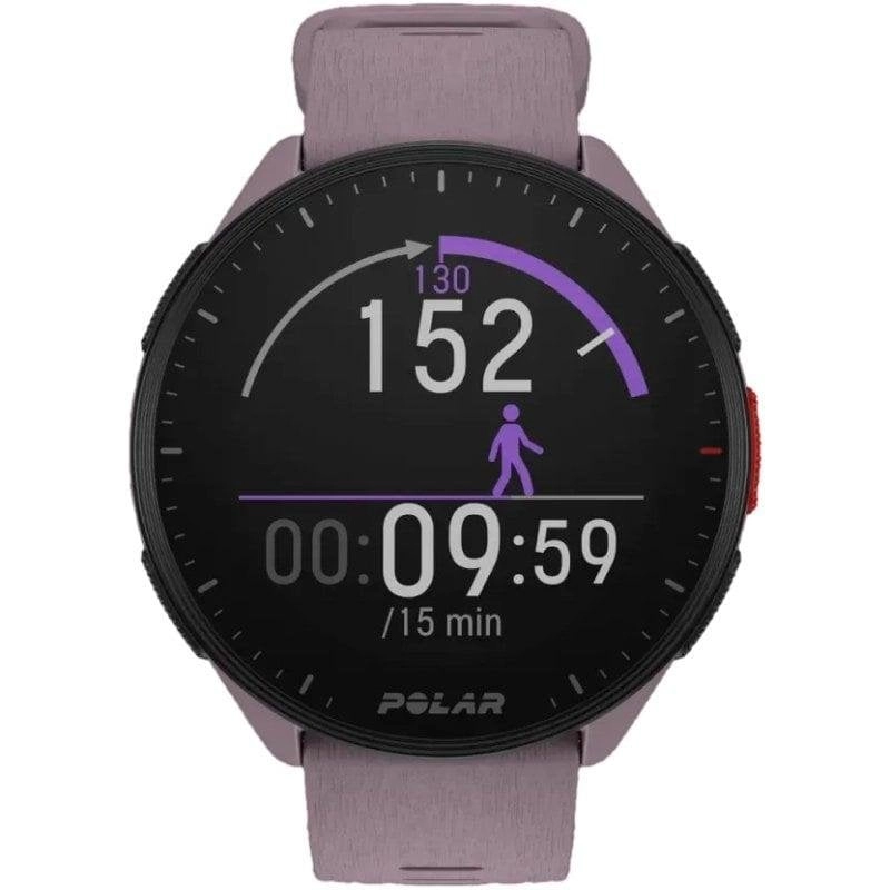 Polar Pacer GPS Bluetooth 45mm MIP Lila S/L Wasserdicht bis 50 m Pulsmesser Schlaftracking