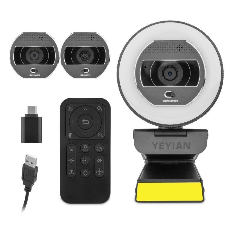 Yeyian Webcam-Streaming-Autofokus mit Mikrofon