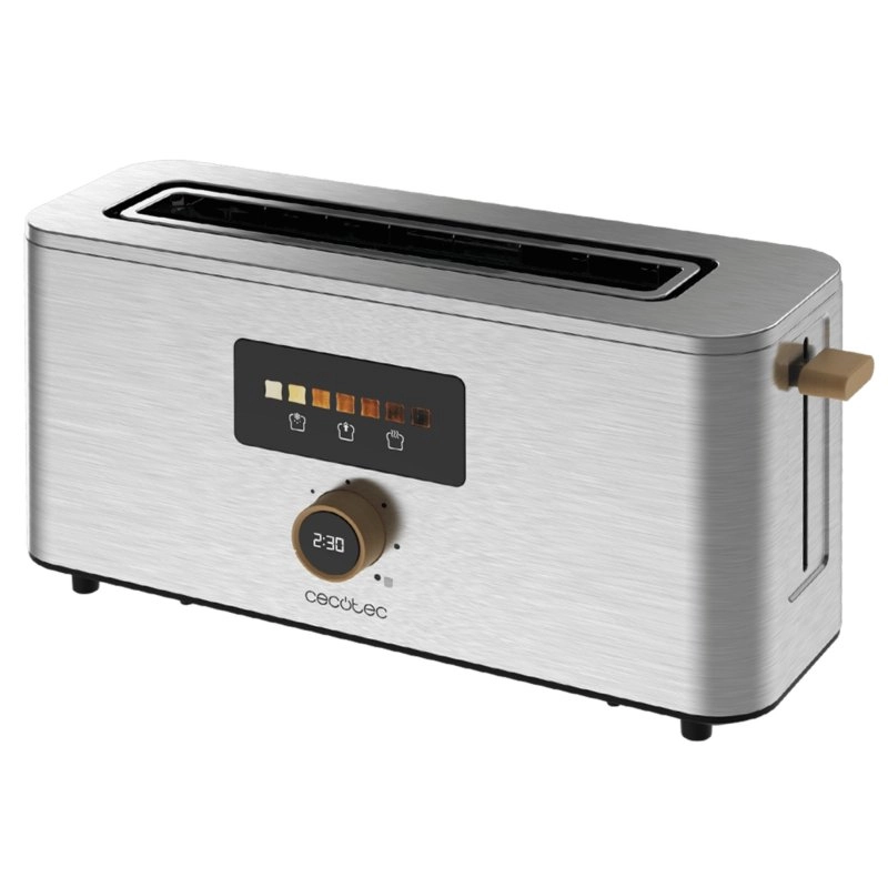Cecotec Touch&Toast Extra Vertikaltoaster mit langem Schlitz 1000W