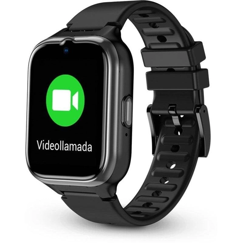 SPC Smartee 4G Senior 4G GPS 42mm IPS Schwarz IP68 SpO2 Herzfrequenzmessung SOS-Taste