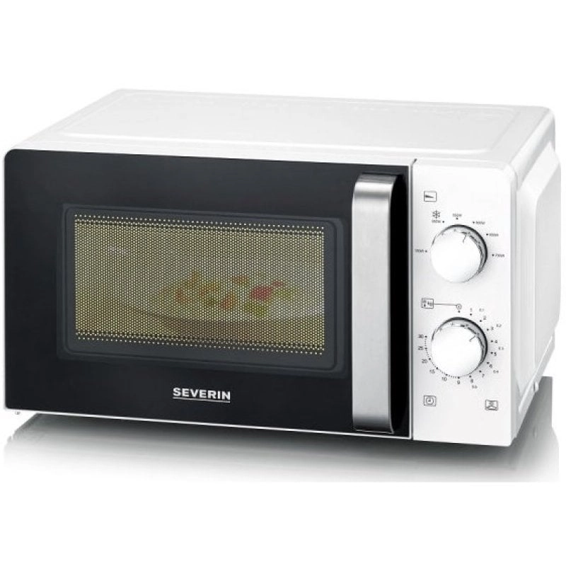 Severin MW 7885 Mikrowelle Schwarz, Weiß Solo-Mikrowelle Arbeitsplatte 17 l 700 W