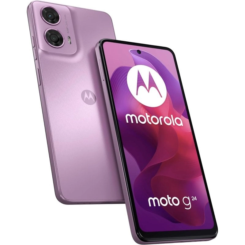 Motorola Moto G24 Smartphone 8GB/128GB 6,6" HD+ 90Hz Android 14 Lavendelrosa