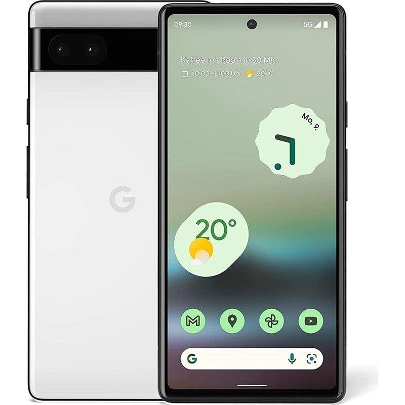 Google Pixel 6a 15,5 cm (6.1") Dual-SIM 5G USB Typ-C 6 GB 128 GB 4410 mAh Weiß