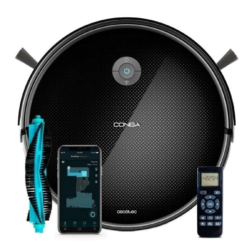 Saugroboter mit Wischfunktion Cecotec Conga Connected Gyro Navigationsklasse Gyroskop 2.100 Pa App-Steuerung