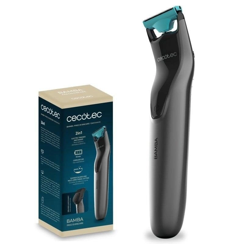Haarschneider Cecotec Bamba PrecisionCare OneShave kabellos Edelstahlklingen 2-in-1