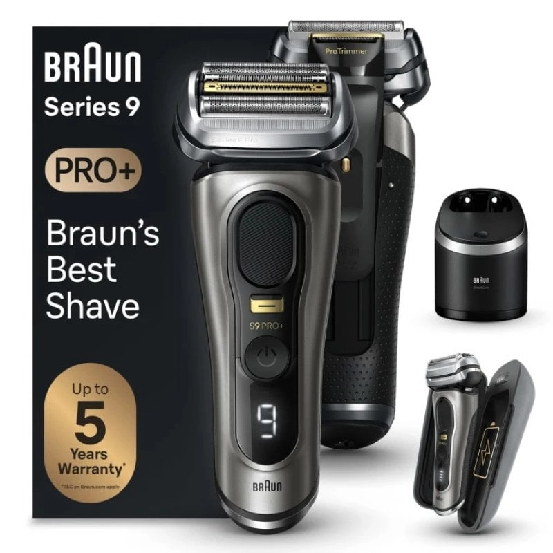 Braun Series 9 Pro+ 9575CC Nass- und Trockenfolienrasierer und -trimmer