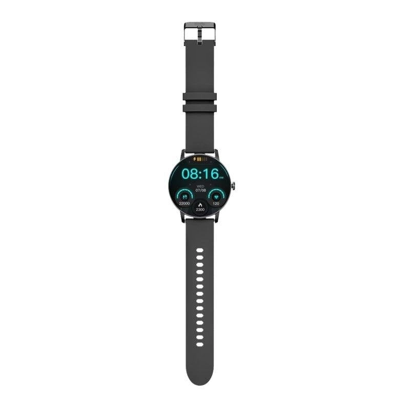 Celly TRAINERROUND2BK Bluetooth GPS 1.28" Digital Schwarz SpO2 Pulsuhr Schlafanalyse