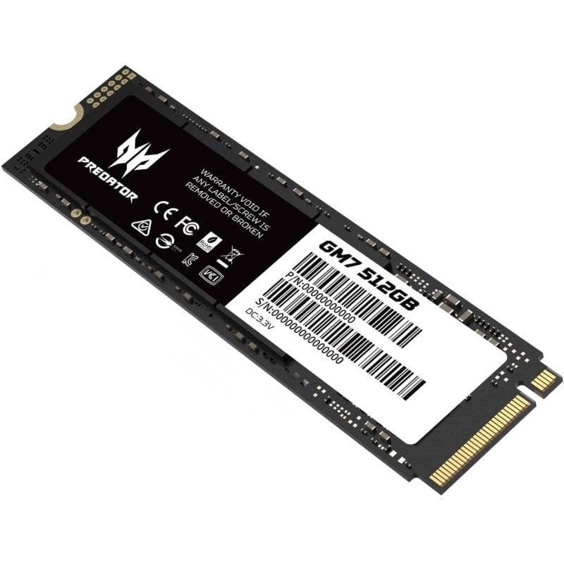 Acer Predator GM7 512 GB SSD M.2 PCI Express 4.0 NVMe